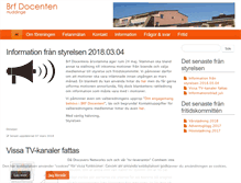 Tablet Screenshot of docenten.se